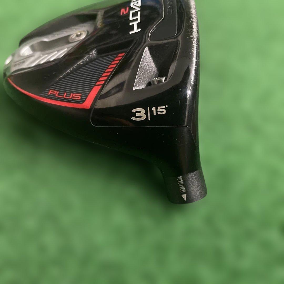テーラーメイド　ステルス2 3W 15° ヘッドのみ　カバー付