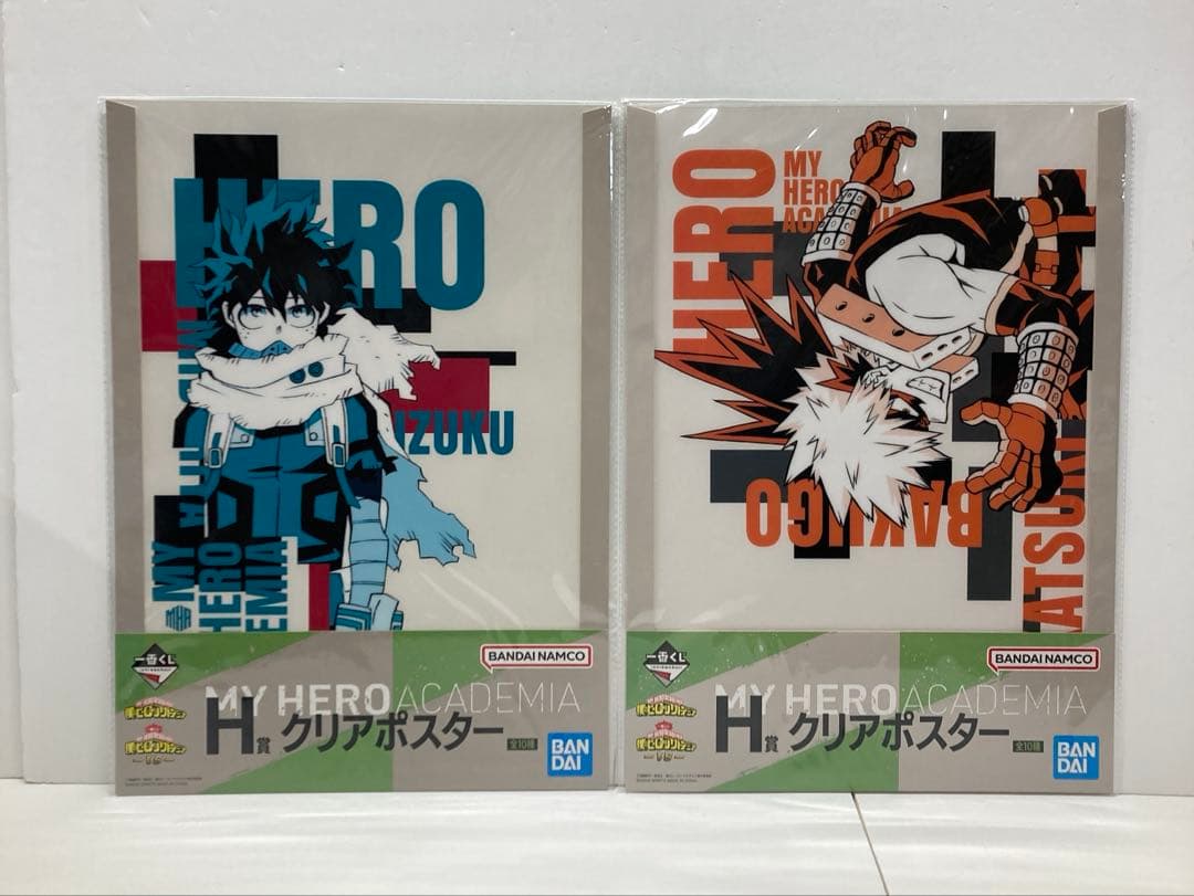 ヒロアカ　フィギュア　クリアポスター等　まとめ売り　28260317J08L