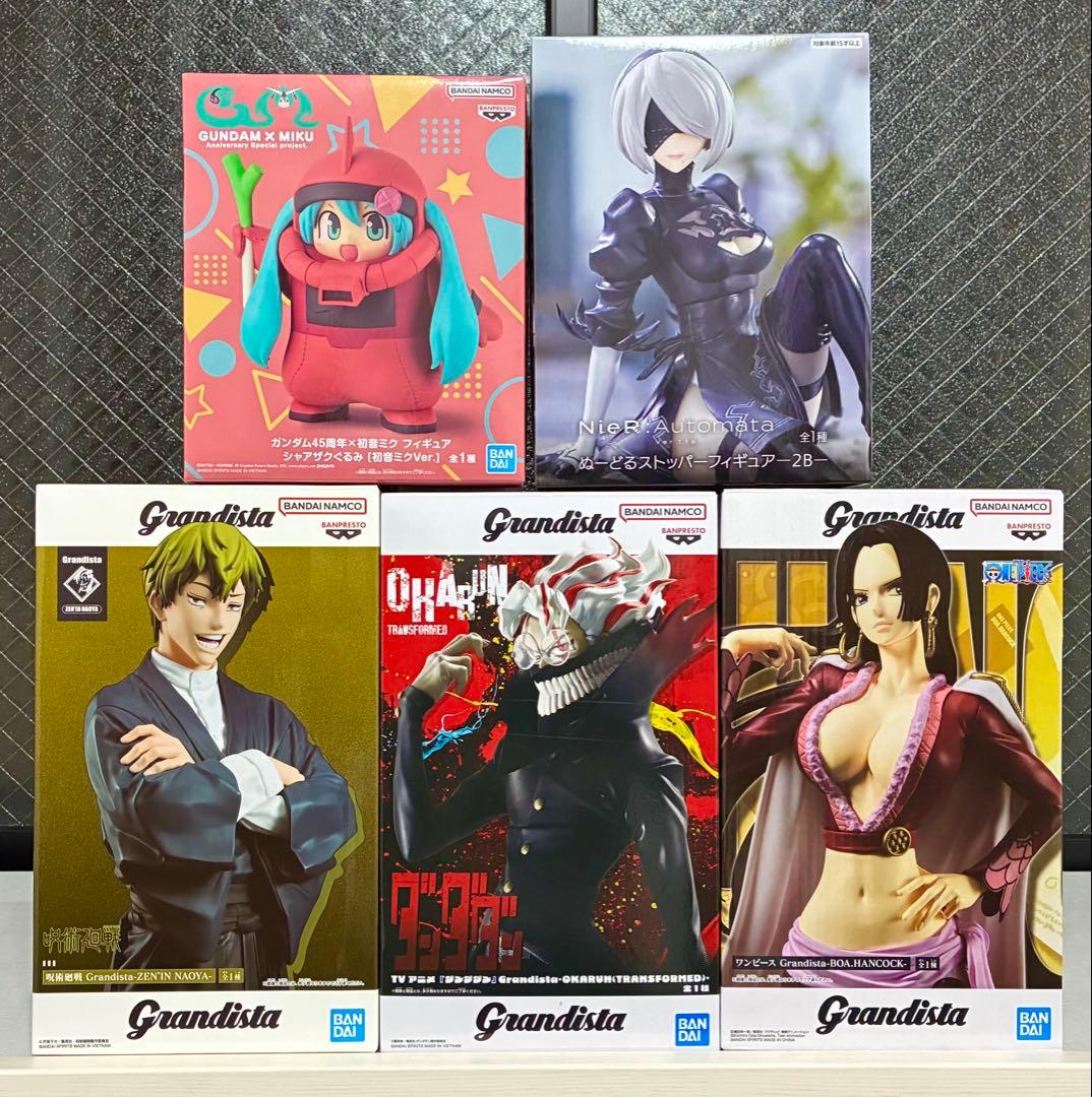 『 人気アニメ フィギュア 5種5体セット 』 ☆☆＊
