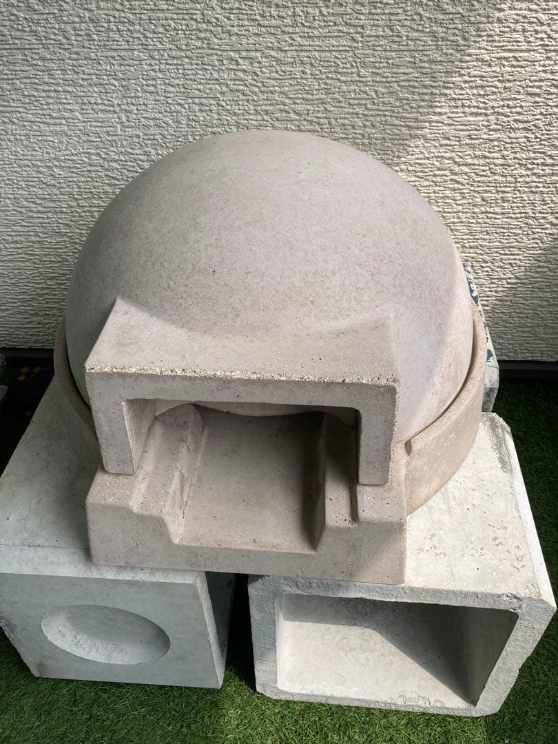 展示品　テック堂　ピザ窯 家庭用石窯 プチドーム　BBQ バーベキュー