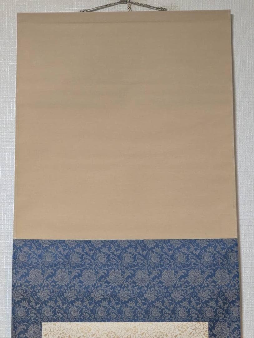 【真作】【複製】掛軸　佐々木象堂　工芸画　龍涛図　迫力の書画軸　U98