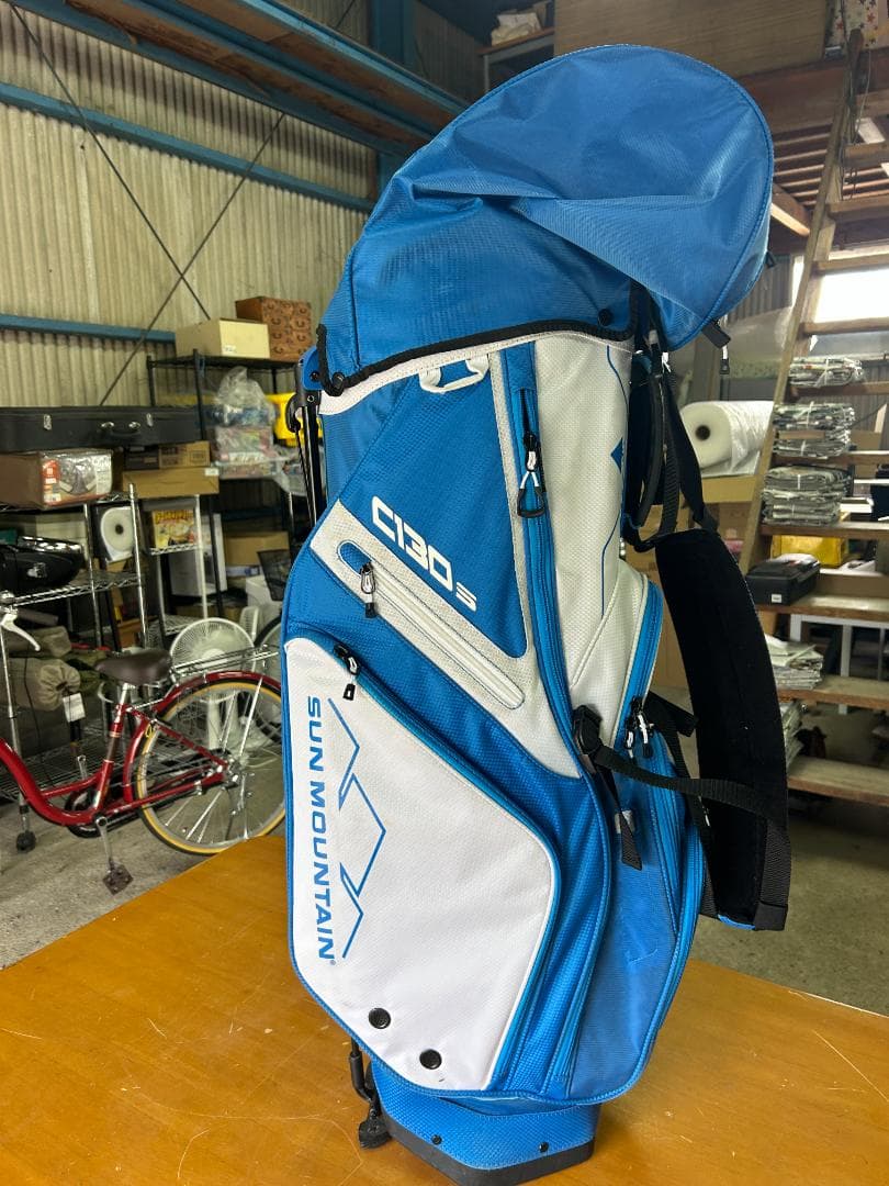 Sun Mountain C130S ゴルフバッグ スタンド付き ブルー