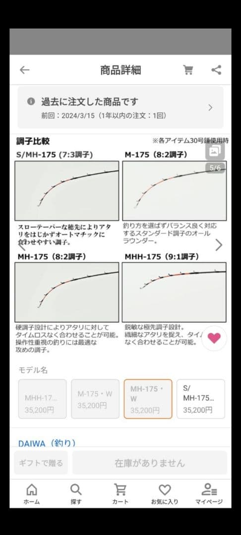 DAIWAメタリアカワハギ☆ MH-175 中古