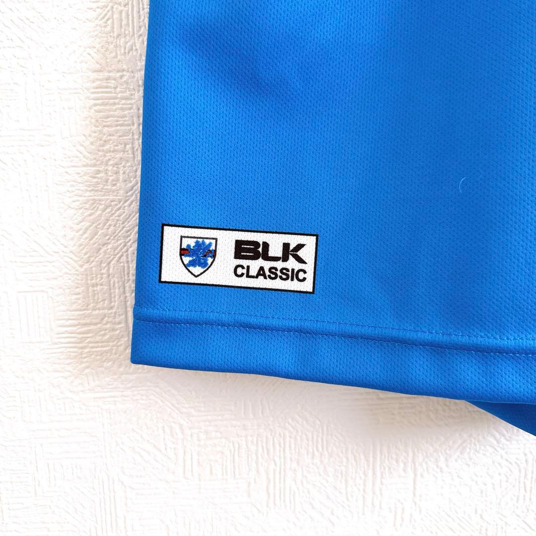 未使用タグ付き BLK 熊谷工業 KUMAGAYA T.H.S. ラガーシャツ
