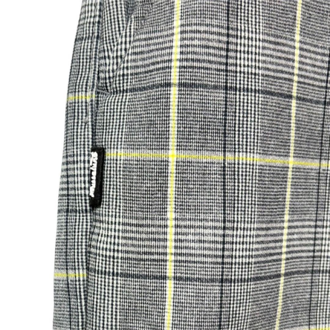 新品 ラッセルノ ゴルフ ストレッチ ウォーム チェック パンツ グレー M