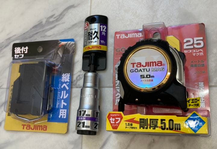 【新品】タジマスケール剛厚セフGロックマグ爪5.0m、耐久ソケット、後付セフ(縦