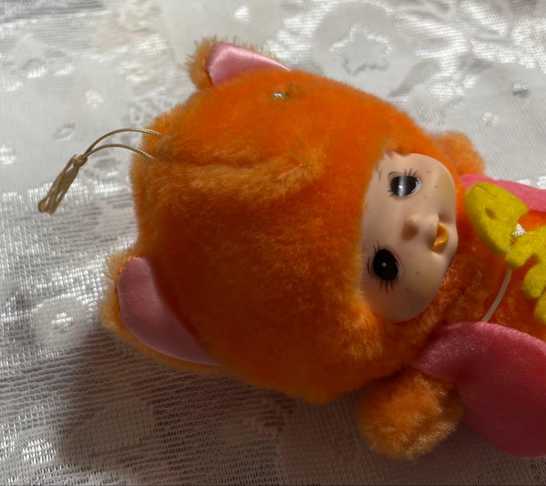 昭和レトロ ぬいぐるみ ソフビ顔 15cm