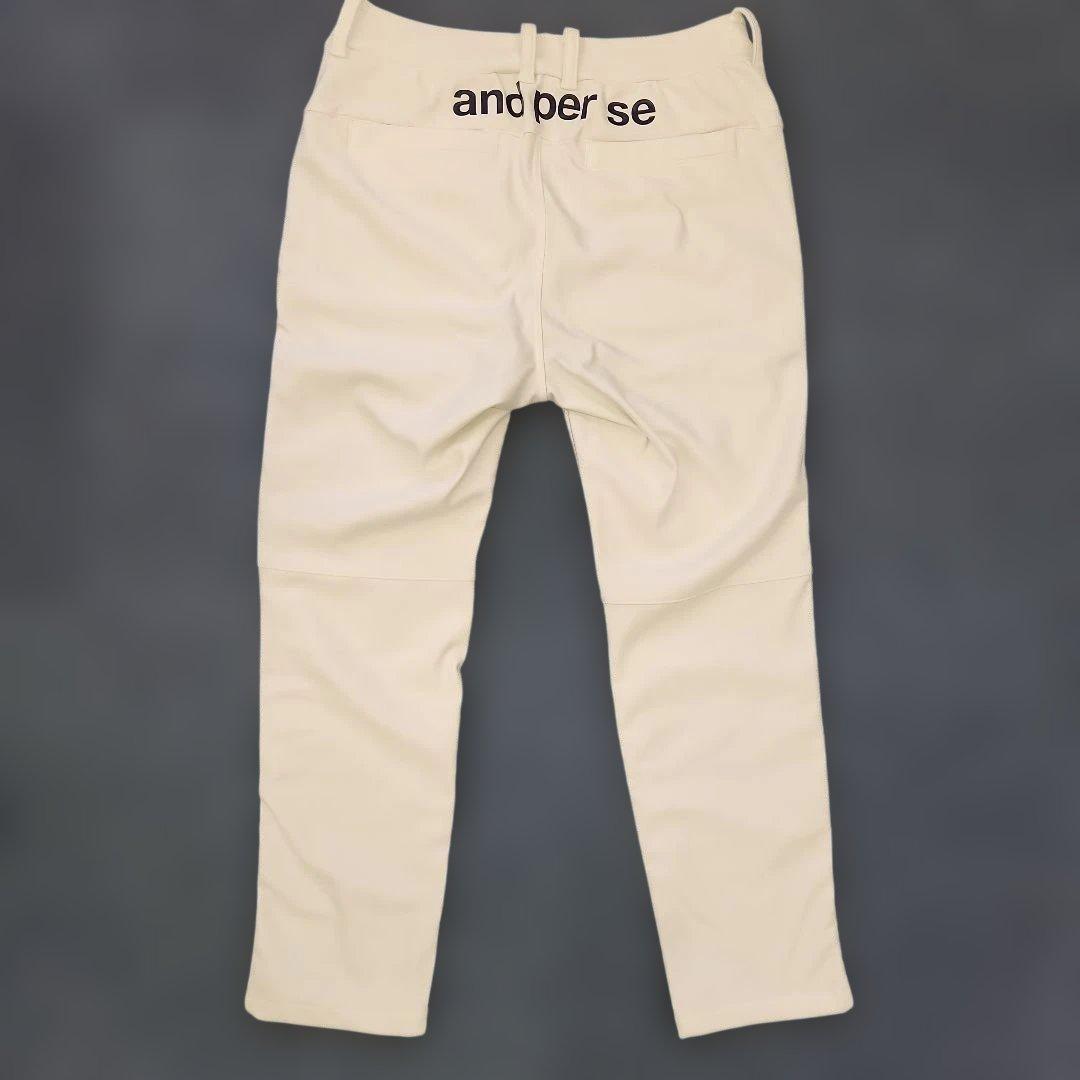 andperse アンパスィ 中綿サーモ 裏起毛 ハイブリッドパンツ メンズ L