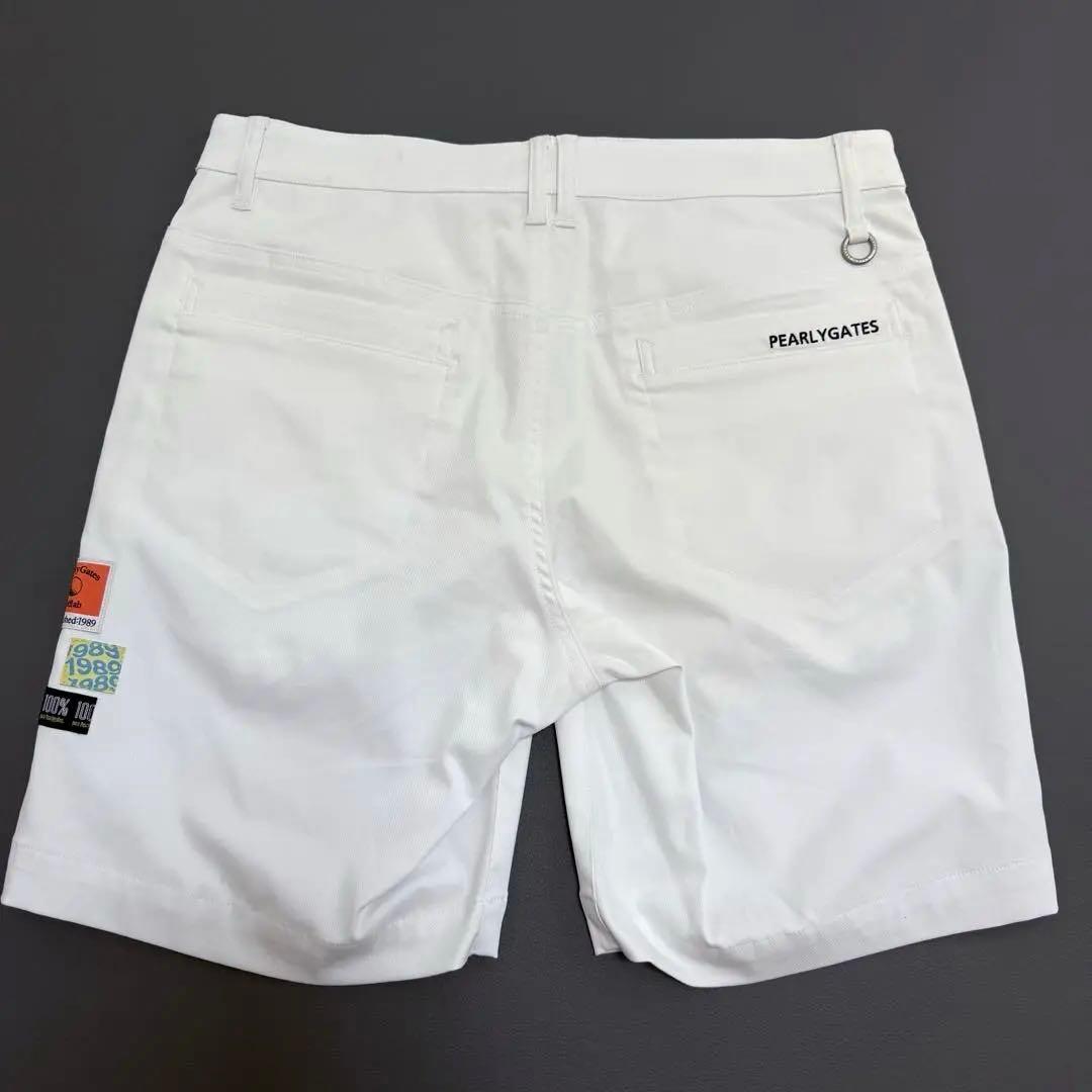 新品未使用✨2025年モデル PEARLY GATES ショートパンツ 白 L