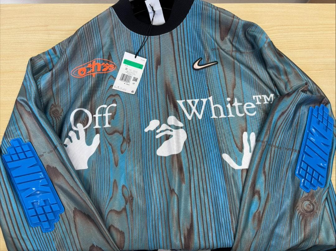 未使用 タグ付 Nike Off-White コラボ ゲームシャツ XLサイズ