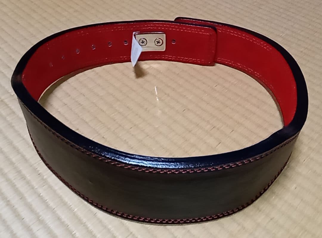 未使用 レバーアクション パワーベルト 13mm厚 ナロー ボディビル タイプ