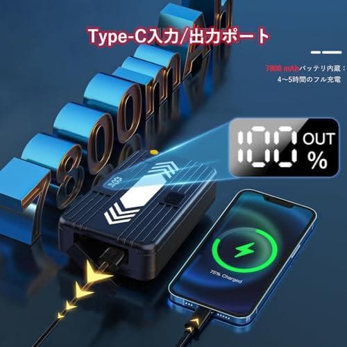 【2025最新型カラー夜光】ヘッドライト led 強力 超高輝度 300000A