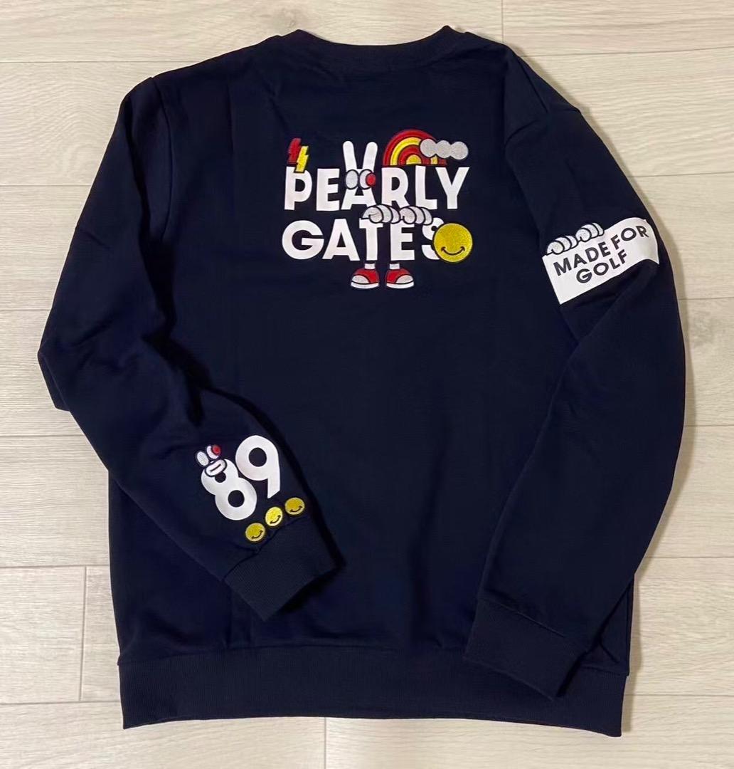 新品 正規品 パーリーゲイツ どうしちゃったPG XXL 紺 サイズ7 XXL