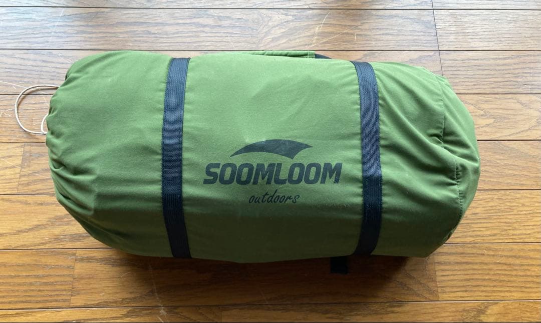 Soomloomミリタリーテント 軍幕 パップテント一人用TC素材ポリコットン