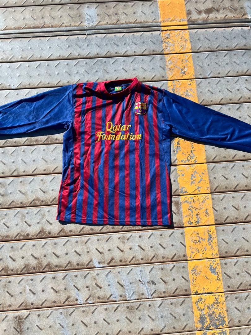 MESSI メッシ ユニフォームバルサバルセロナ 長袖 カタール90s Nike