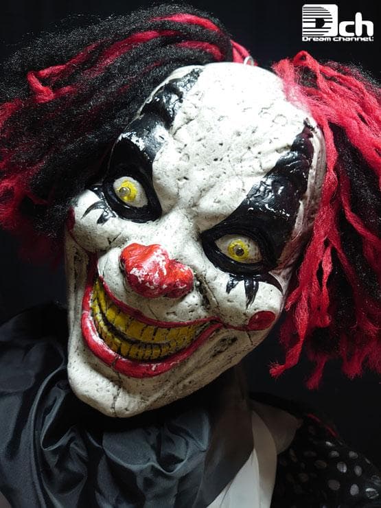 ハロウィン 飾り お店 お化け屋敷 ピエロ おもちゃ ホラー人形 赤い服のピエロ