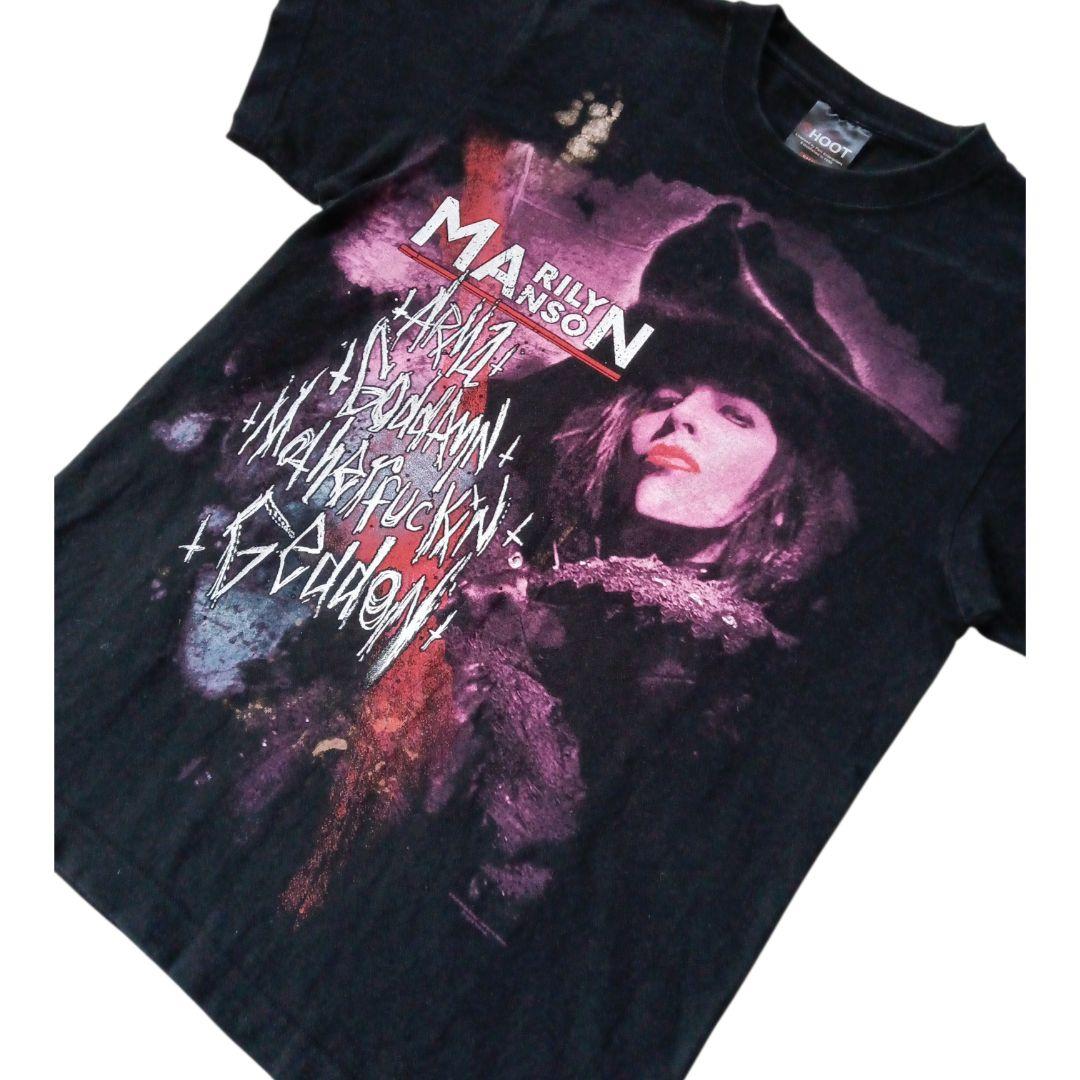 2009年製 Y2K マリリンマンソン ツアー Tシャツ 黒 Sサイズ