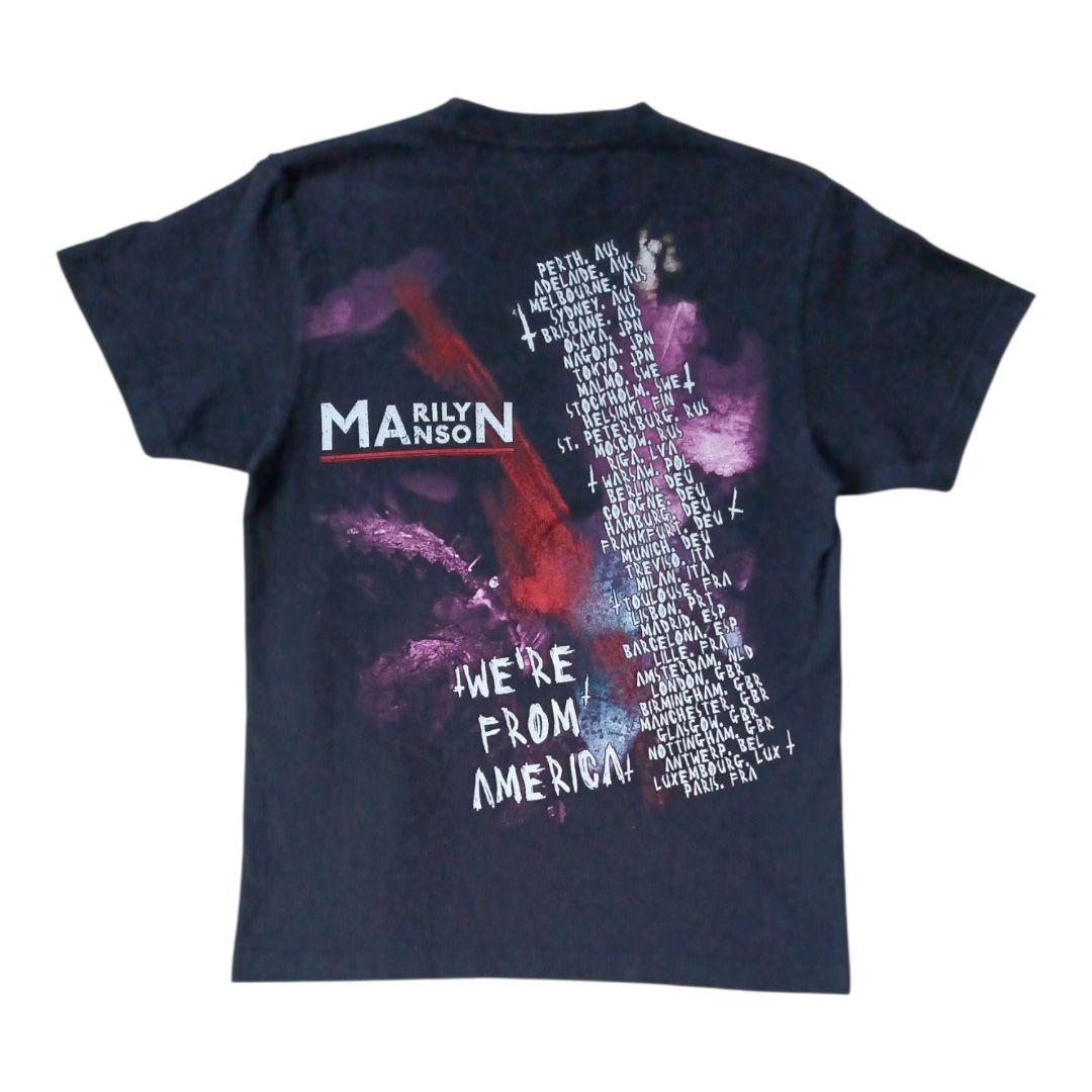 2009年製 Y2K マリリンマンソン ツアー Tシャツ 黒 Sサイズ