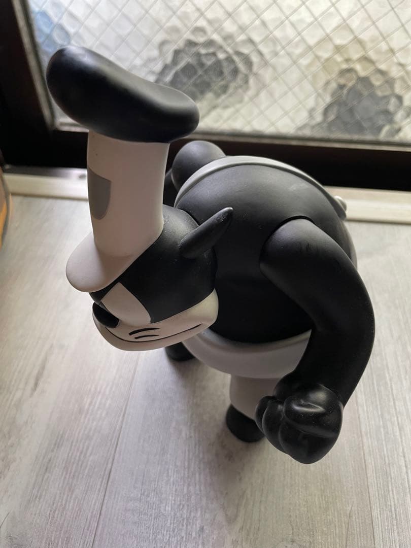 ディズニー ピート ビッグサイズ フィギュア 白黒 全高26cm 蒸気船ウィリー