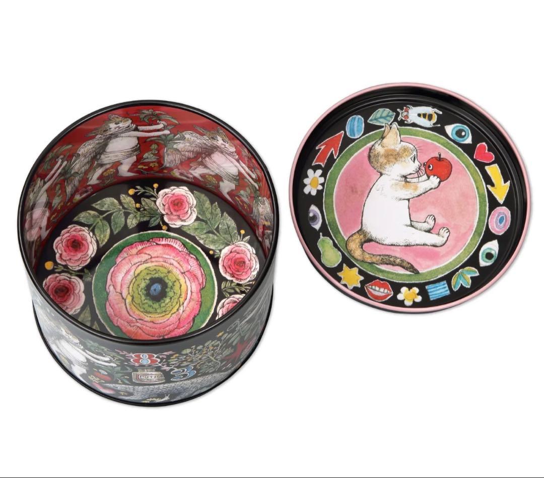 ヒグチユウコ×ホルペイン◇丸缶　箱付き　ボリス雑貨店