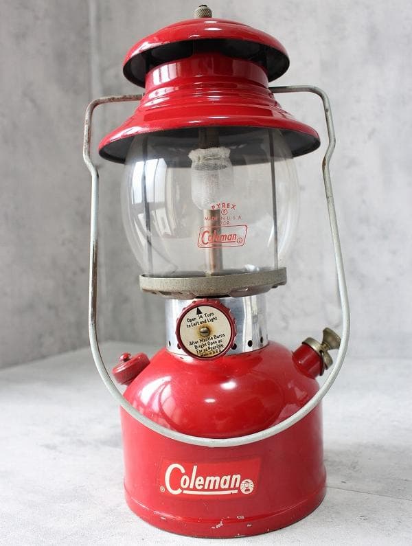 62年製 コールマン 200A ガソリンランタン レッド