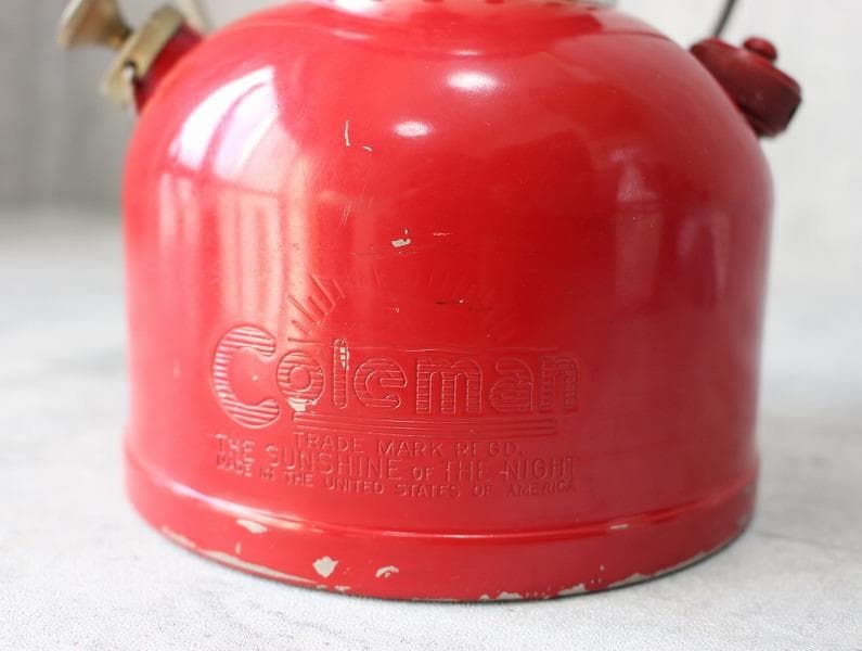 62年製 コールマン 200A ガソリンランタン レッド