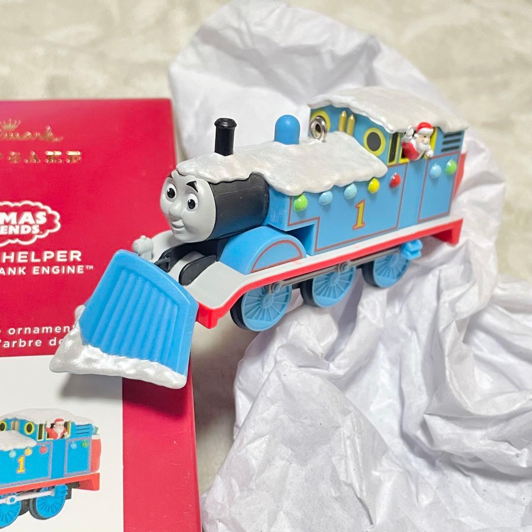 ホールマーク　クリスマス　オーナメント　トーマス　ライオネル クレーン車