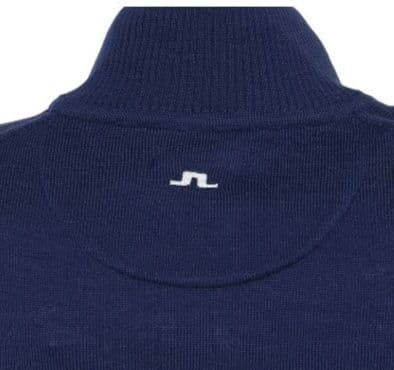【新品未使用品】J.LINDEBERG ゴルフ用長袖ハーフジップ ニット