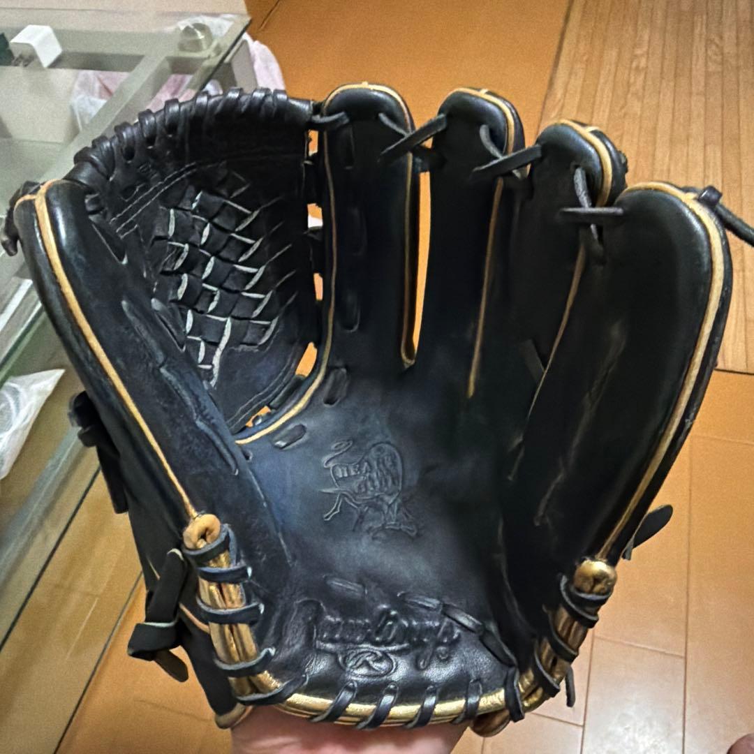 Rawlings 軟式投手用グローブ 黒