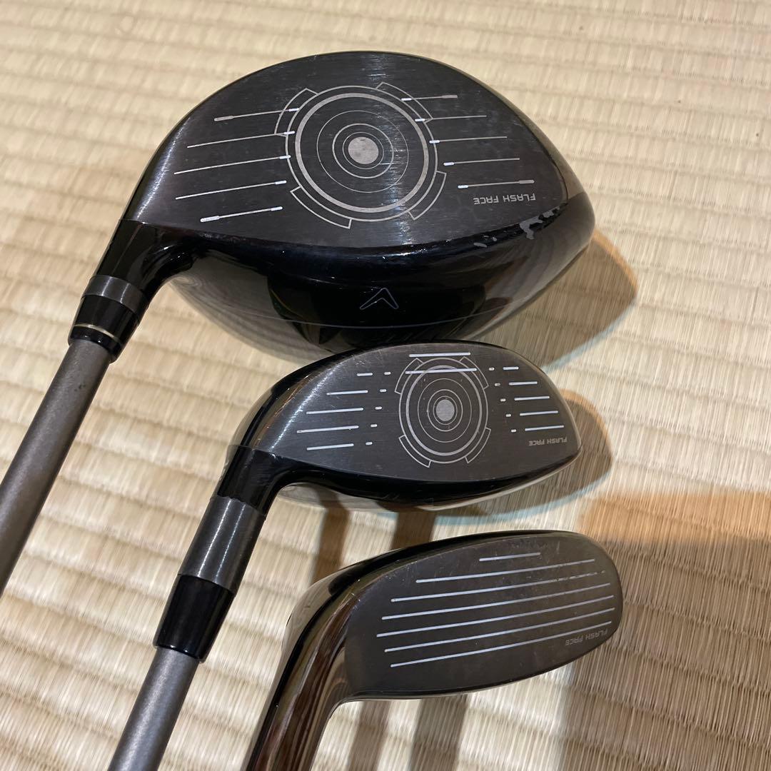 Callaway EPIC FLASH 1W 3W 5H(5UT) 3本セット