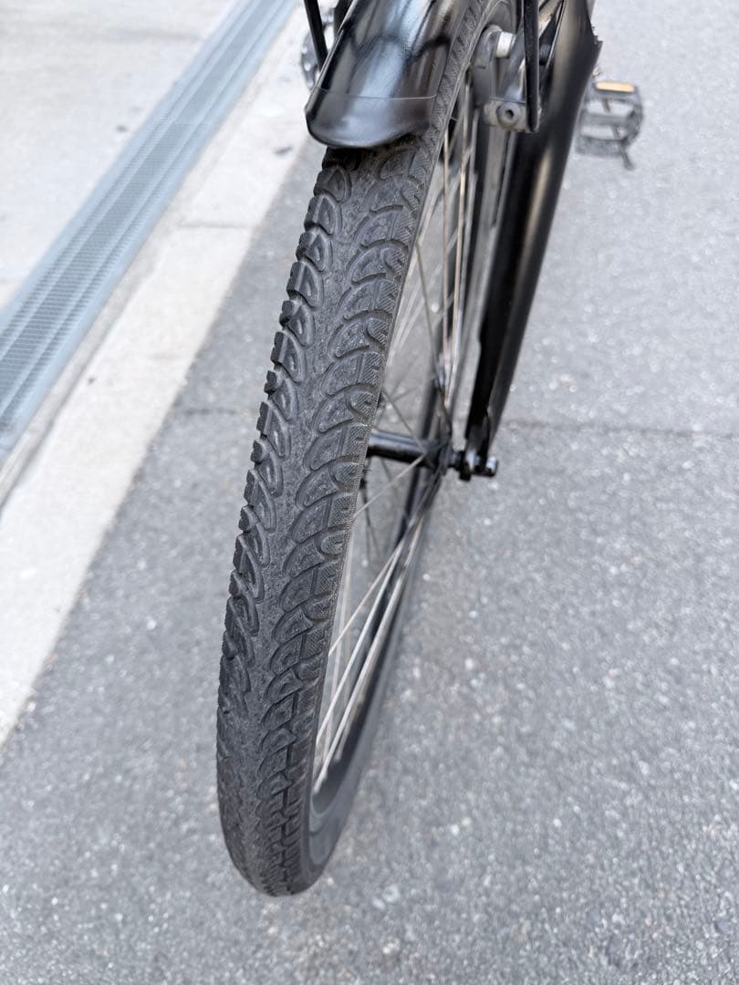 大阪府　Panasonic 電動アシスト自転車 スポーツタイプ ブラック