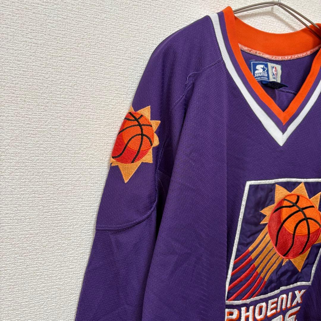 NBA フェニックス・サンズ スターター Starter プルオーバー 刺繍