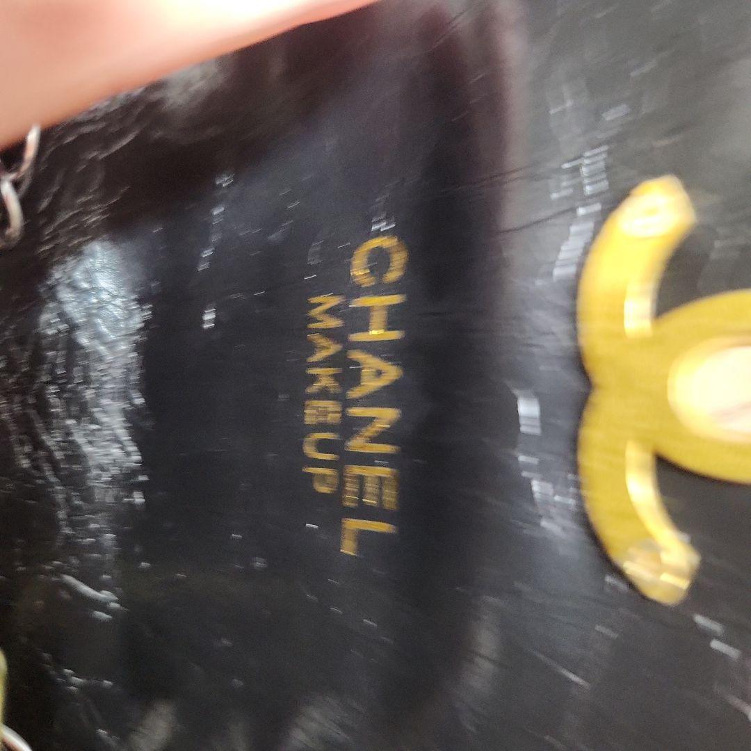 CHANEL ブラック スマホショルダーポーチ