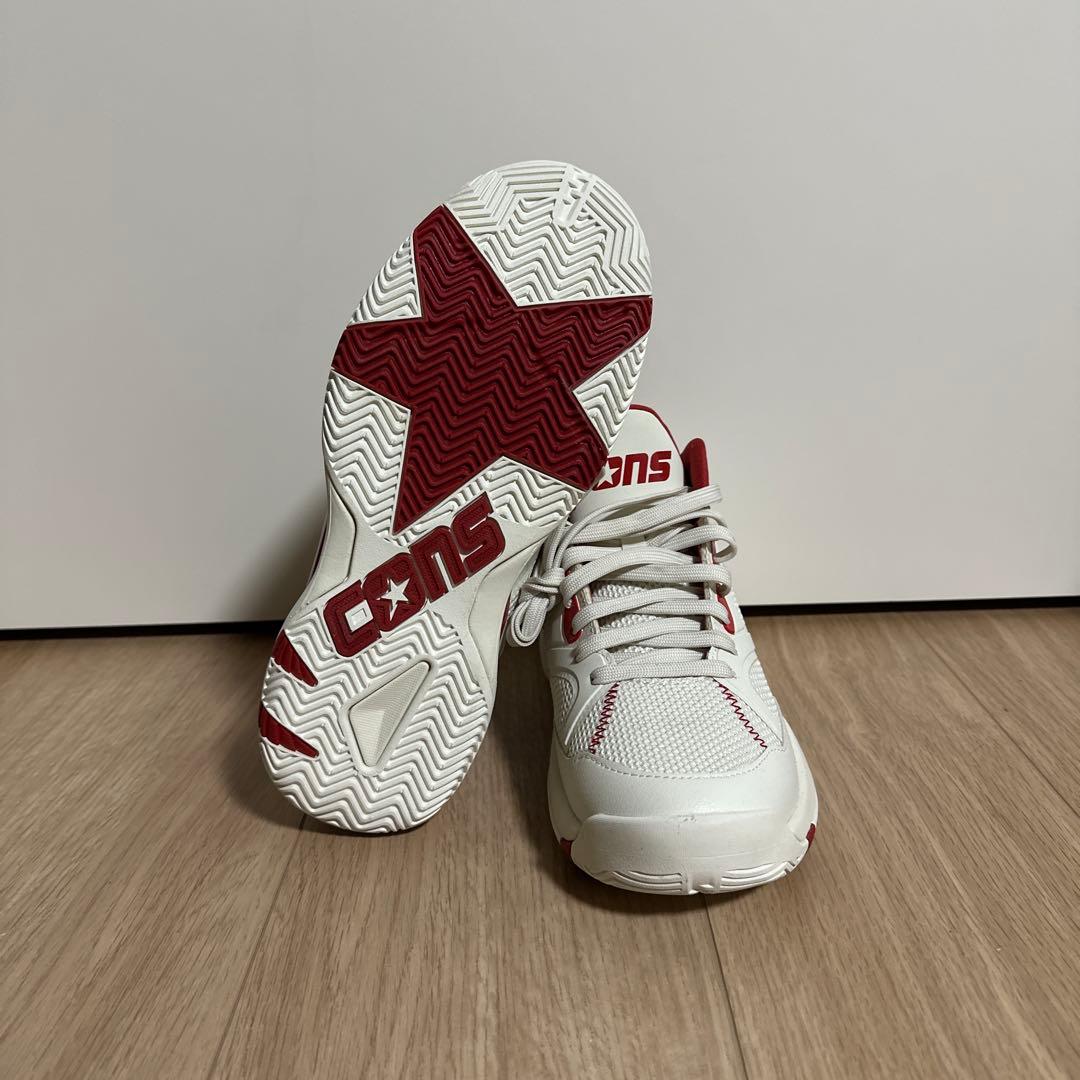 CONVERSE CONS バスケットシューズ ホワイト/レッド
