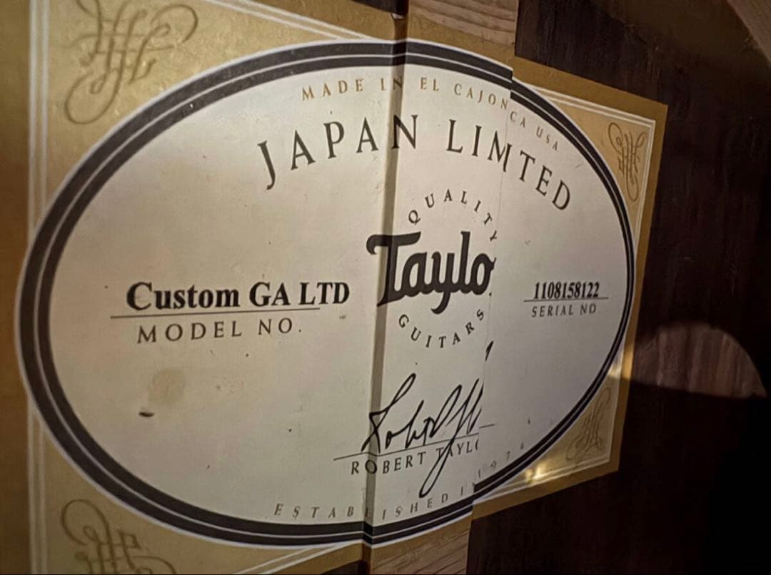 Taylor Custom GA LTD Japan Limited 純正HC付