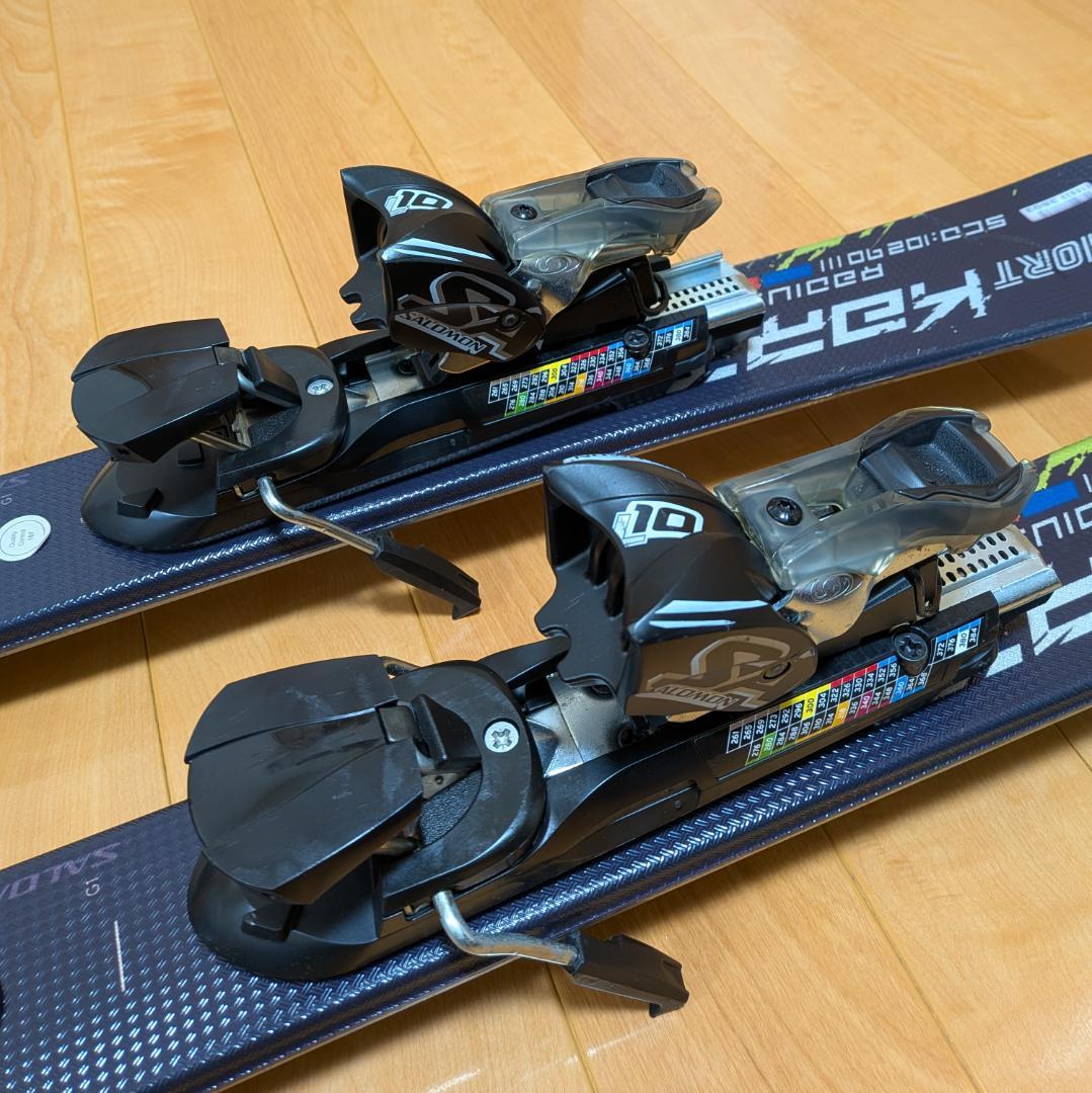SALOMON サロモン SHORT KART（125cm）ミッドスキー