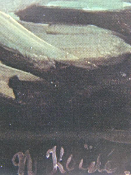 小出 楢重、牡丹、希少画集画、新品額装付