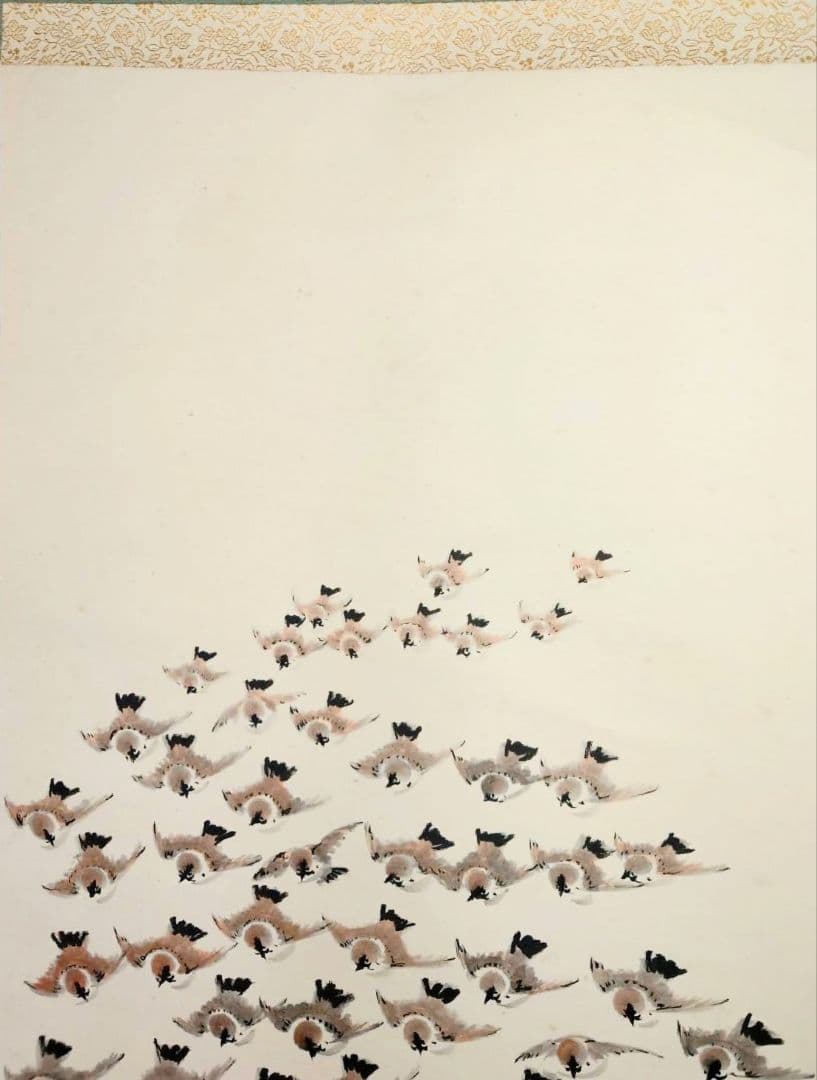 3-3　矢野翠鳳　群雀百羽