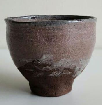 絵唐津竹林河鯨茶碗