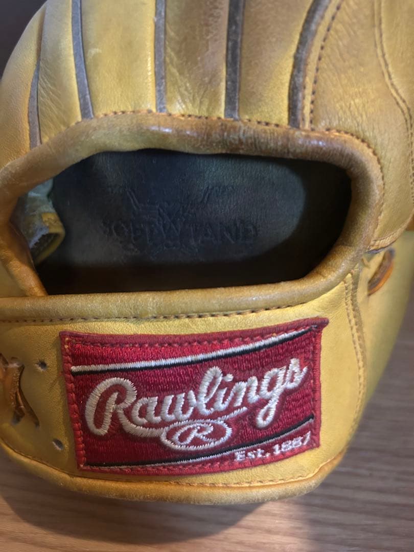 Rawlings DEALER 硬式グローブ イエロー ローリングス