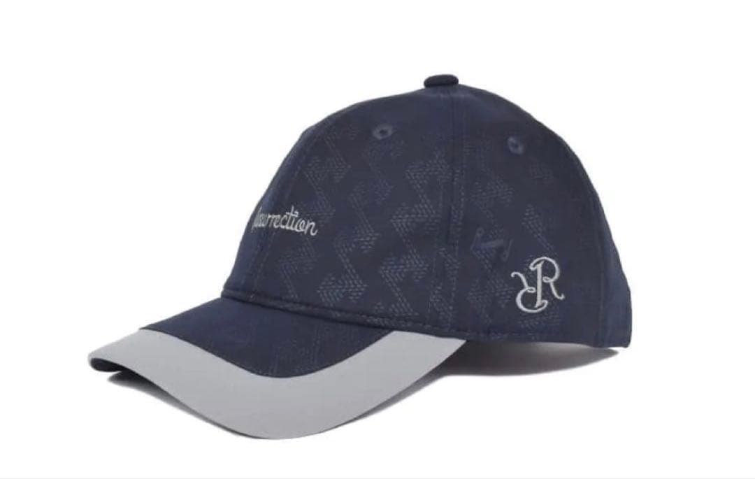 レザレクション 2トーンエンボスキャップ / ネイビー BE12CAP02