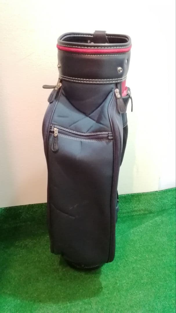 Ralph Lauren Polo Golf キャディバッグ ネイビー/レッド