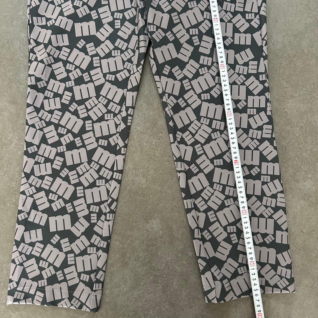 【美品】マンシングウェア ゴルフパンツ Lサイズ mロゴプリント
