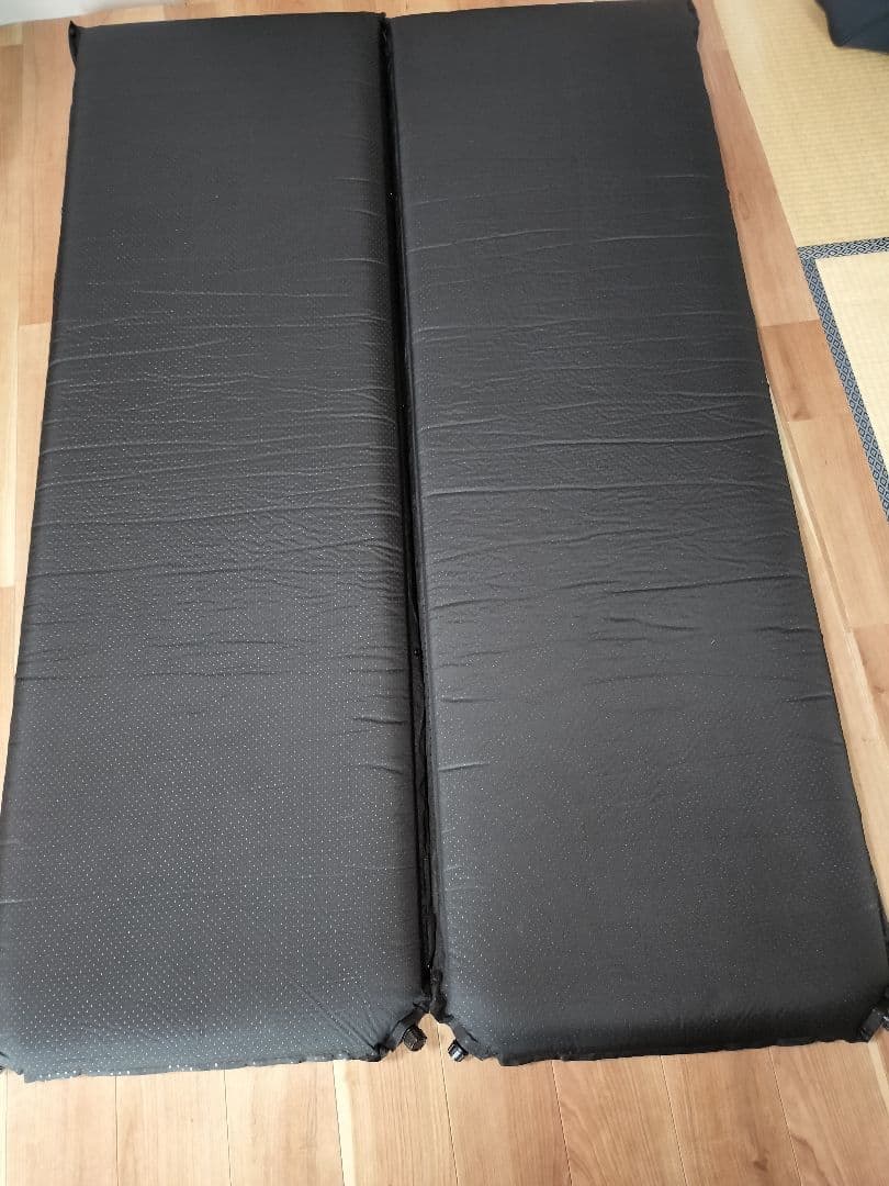 クイック　キャンプ　車中泊　マット 8cm シングル 2個セット