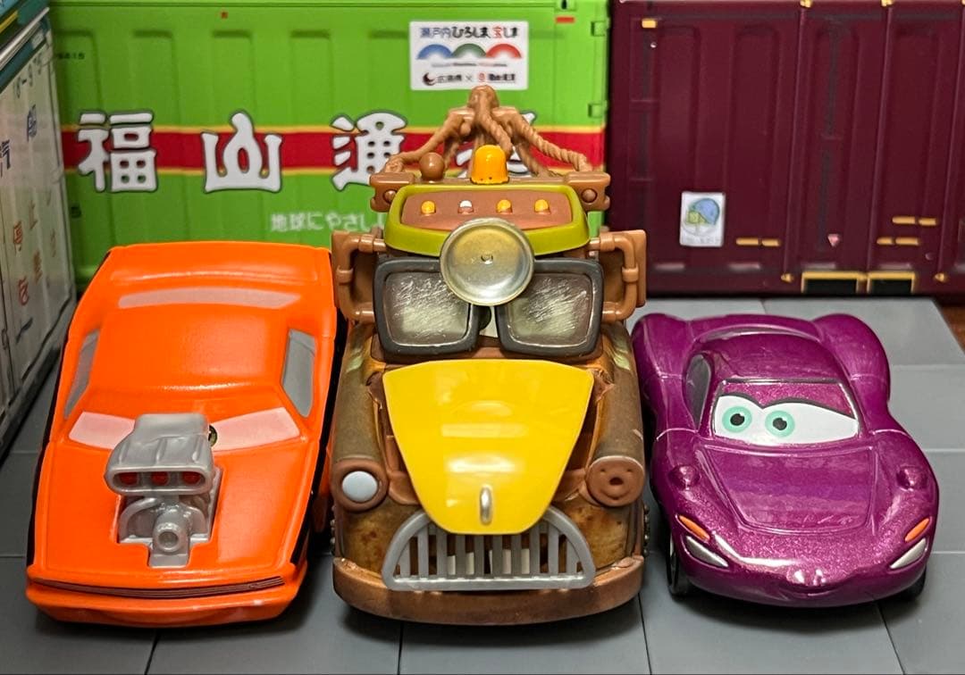 トミカ マテル カーズ スノットロッド アブシュレップ 博士 ホリーシフトウェル