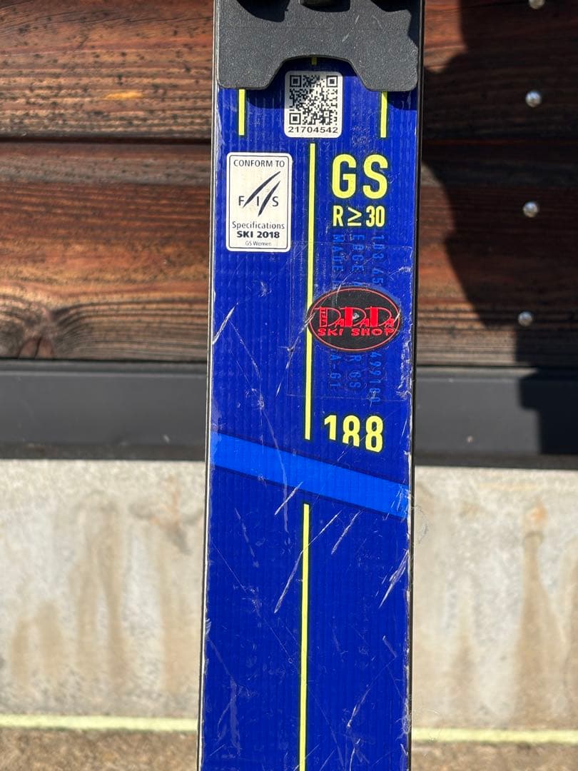 Salomon S/RACE GSスキー 188cm
