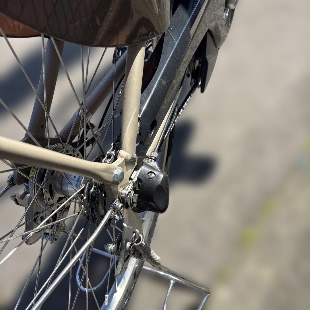 YAMAHA PASwith電動アシスト自転車 前面バスケット付き美品