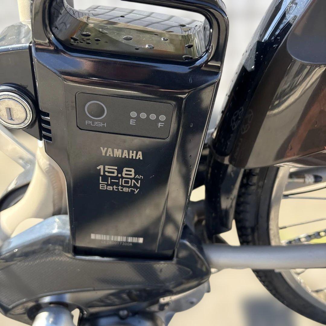 YAMAHA PASwith電動アシスト自転車 前面バスケット付き美品