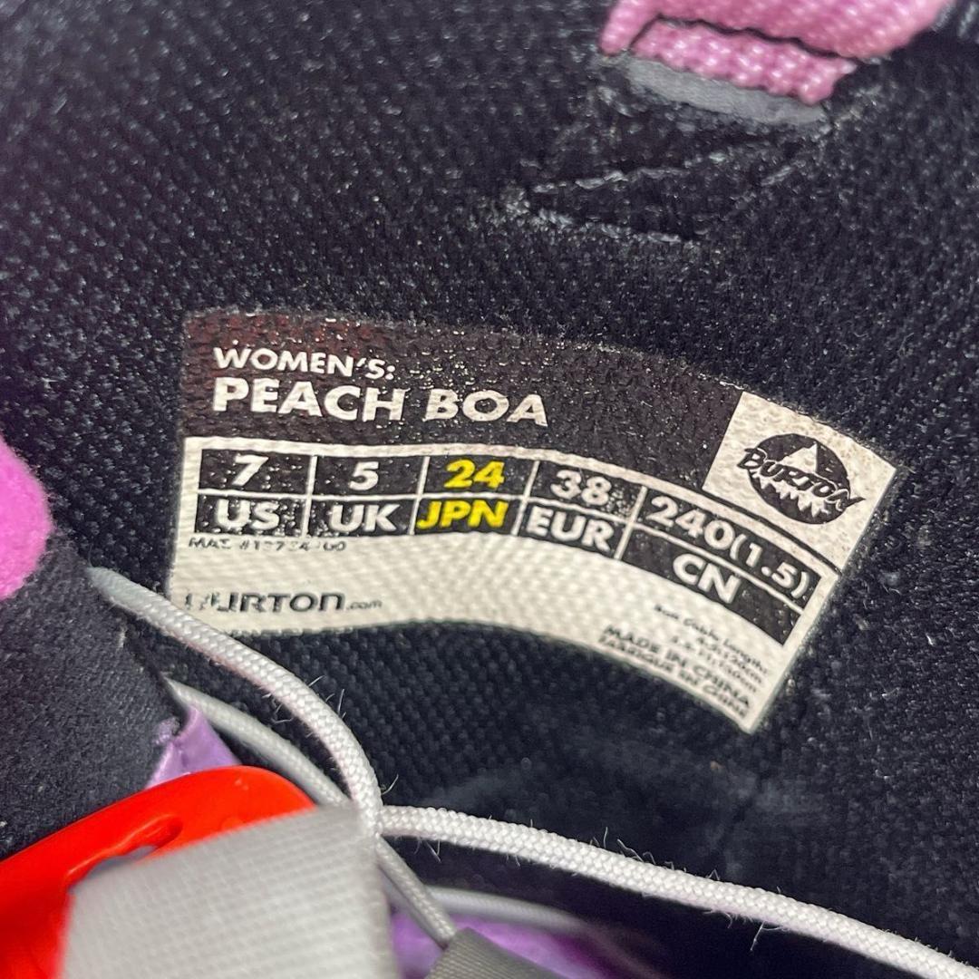 BURTON バートン スノーボードブーツ PEACH BOA 24.0㎝