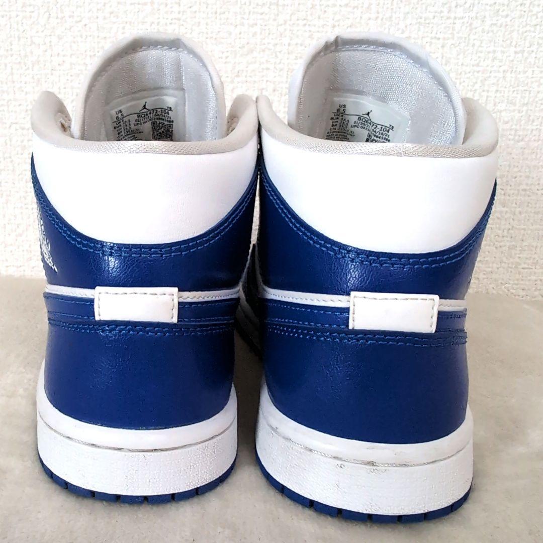 eb19 NIKE AIR JORDAN スニーカー 青×白 23.5cm